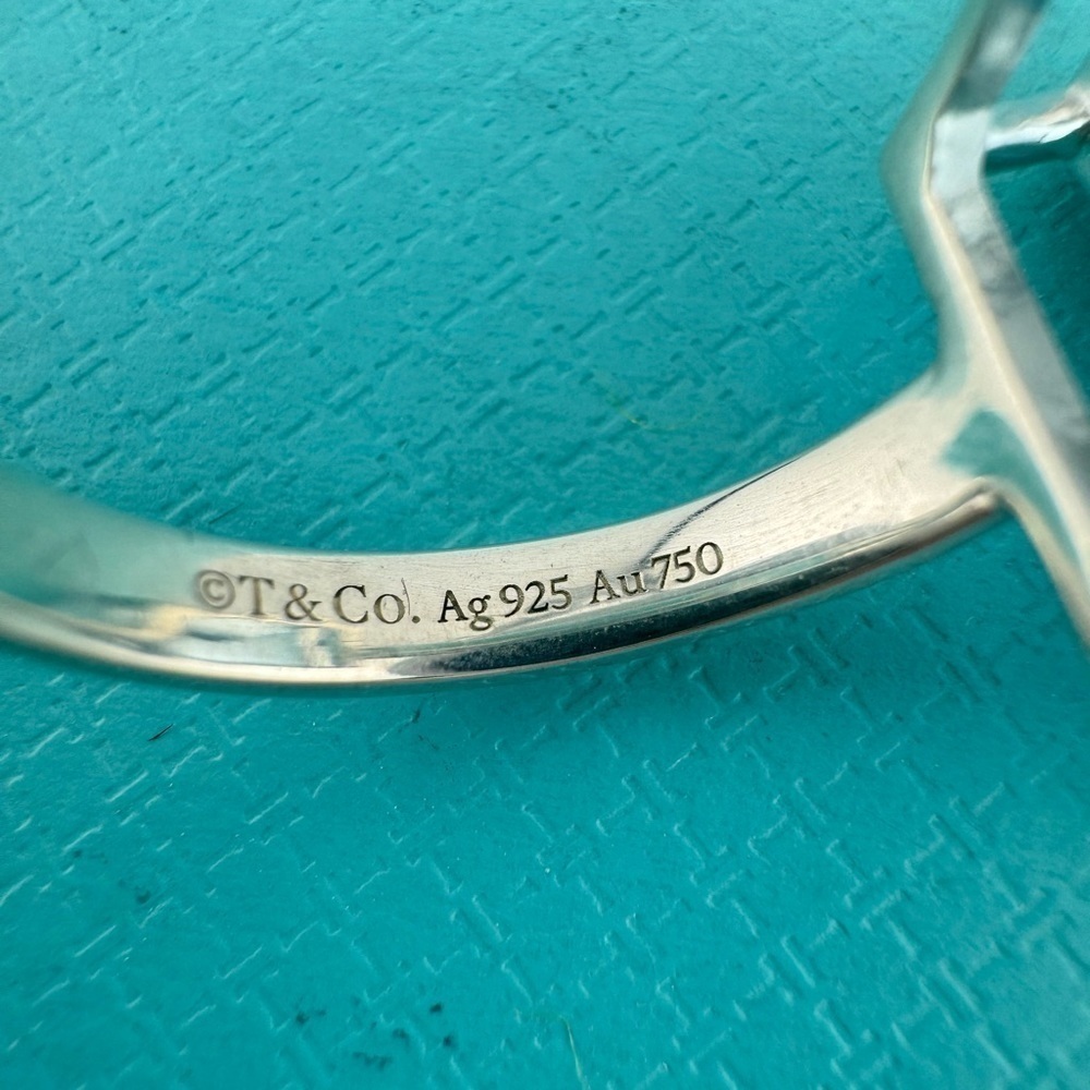 Return to Tiffany & Co. Blue Topaz Love Bug Sparkler Ring Size 8 🦋 - Picture 2 of 4